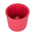 LickiMat® Yoggie Pot - garnuszek do wylizywania, kubek z wypustkami - różowy