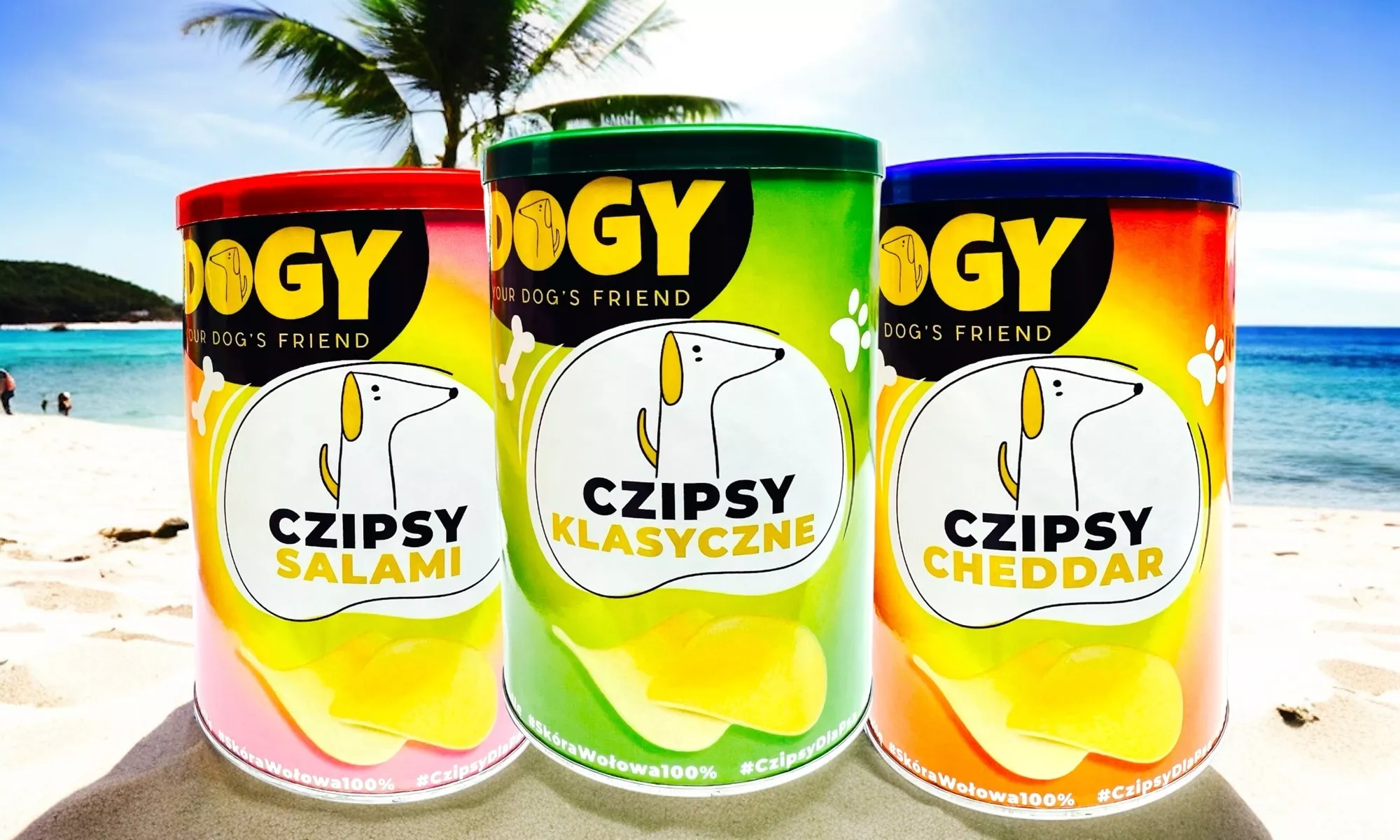 DOGY - Czipsy z serem Cheddar 120g