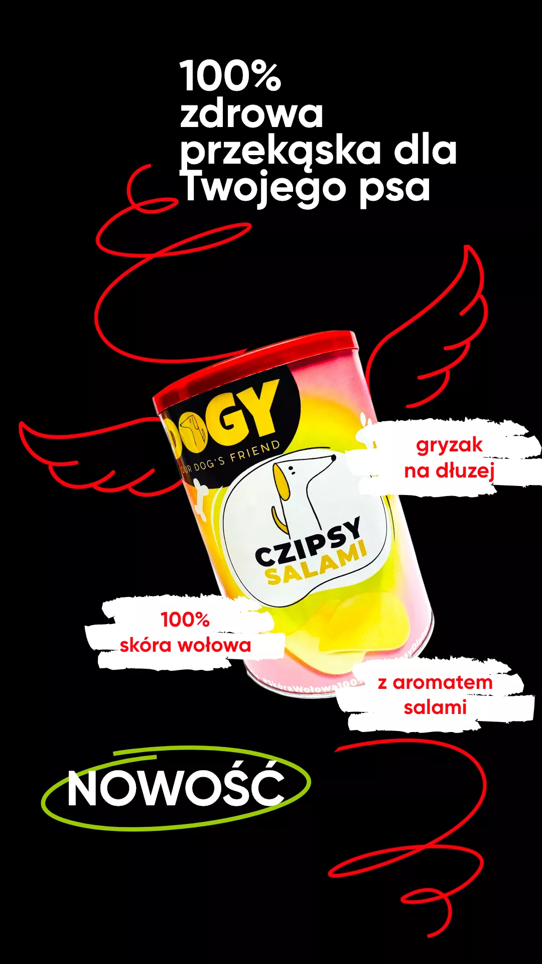 DOGY - Czipsy Salami 120g