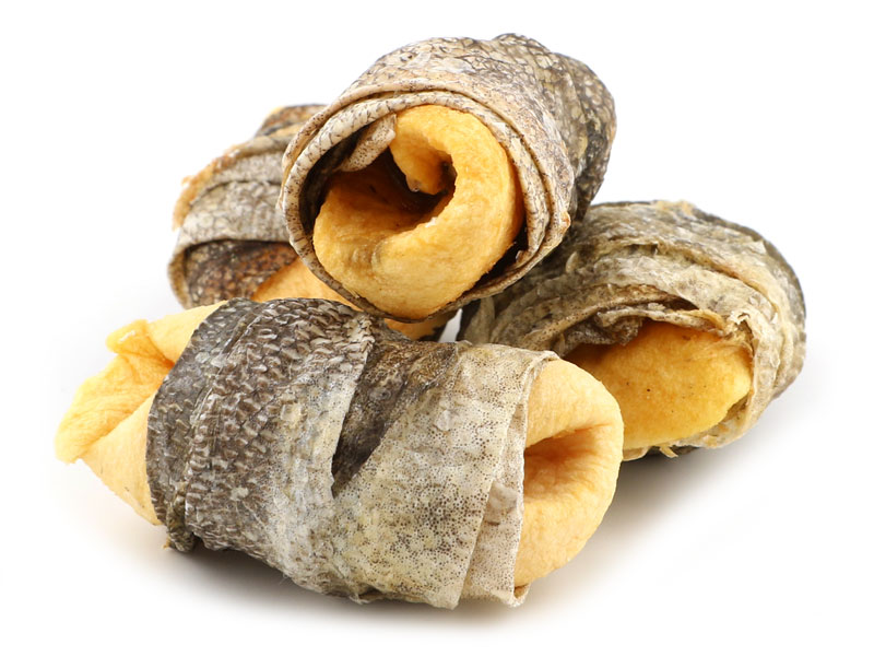 Fish4Dogs Jabłko i Ryba Wraps – przysmaki rybne 90g