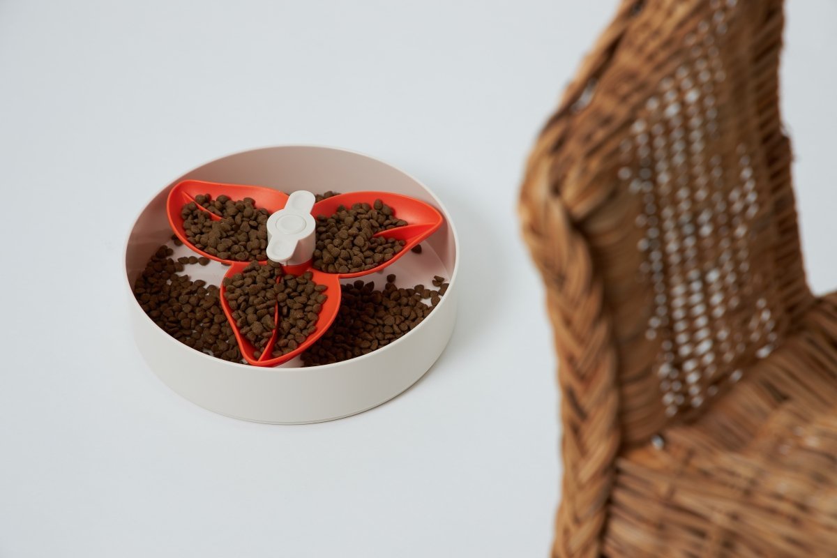 PDH SPIN FLOWER Orange - Interaktywna Miska dla psa