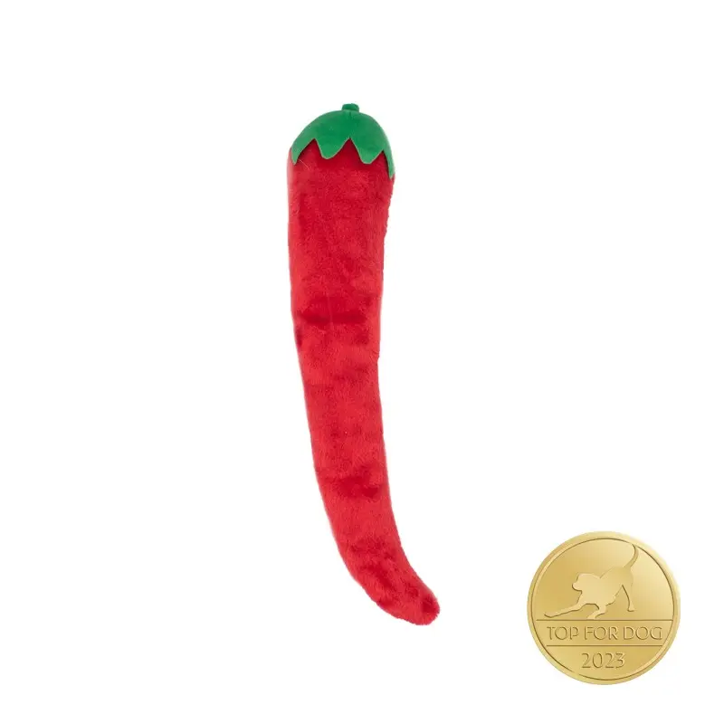 ZippyPaws pluszowy Jigglerz Papryka – duża zabawka dźwiękowa dla psa 51cm