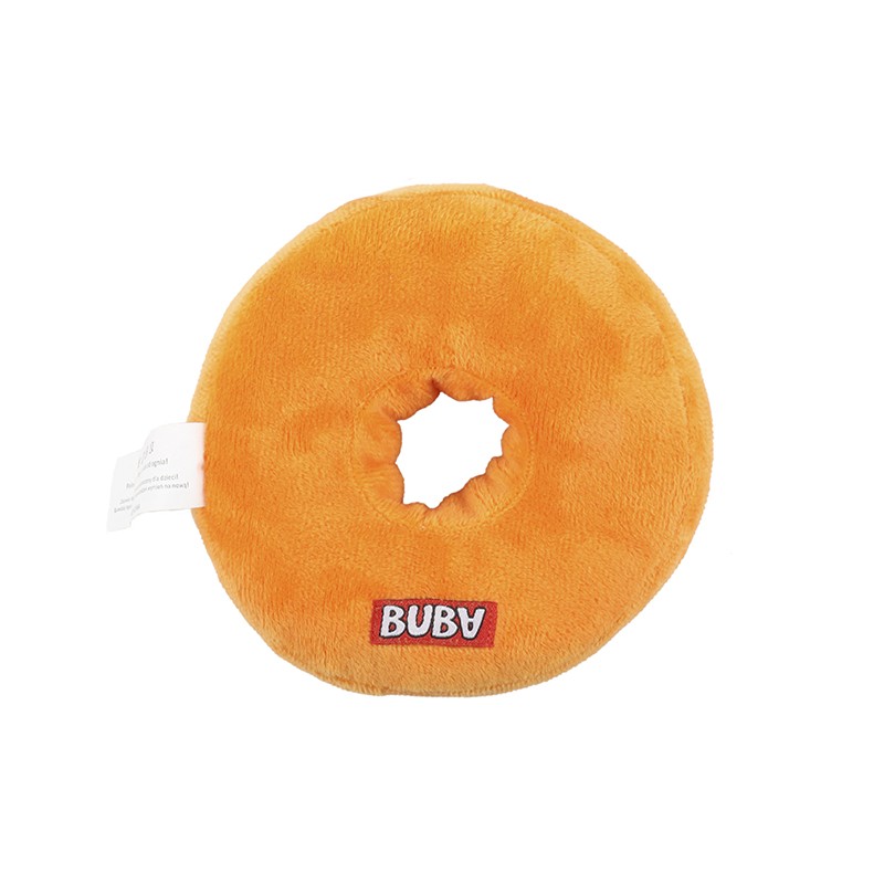BUBA Donut pomarańczowy 12cm z piszczałką